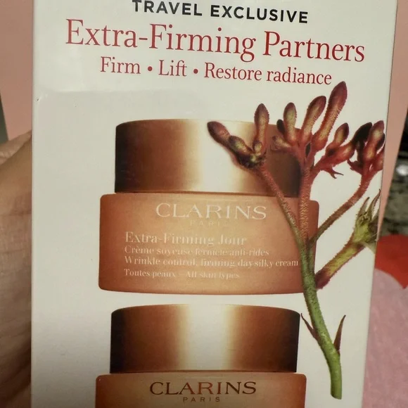 CLARINS Extra-Firming Partners SET ― Jour/Day Cream & Nuit/Night Cream 1.6oz(x2)
